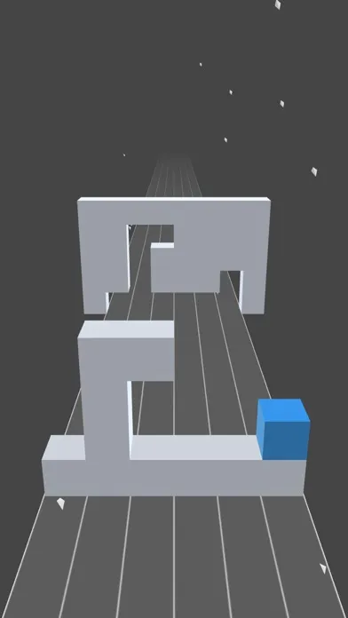 Tangkapan layar Fill the hole - Roll the cube to the left or right