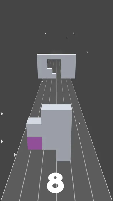 Tangkapan layar Fill the hole - Roll the cube to the left or right