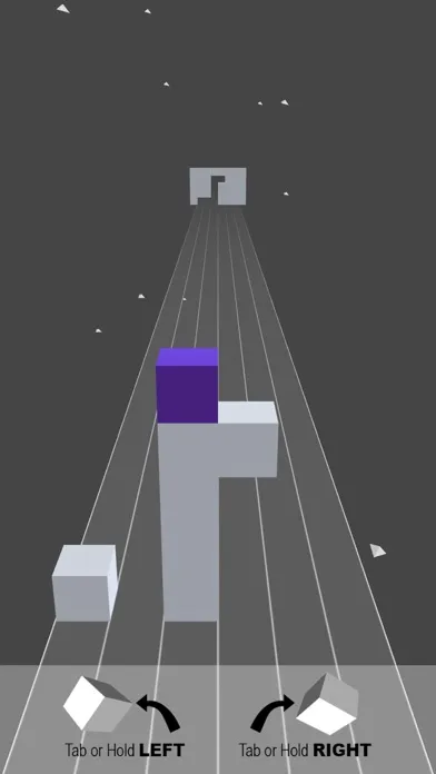 Tangkapan layar Fill the hole - Roll the cube to the left or right