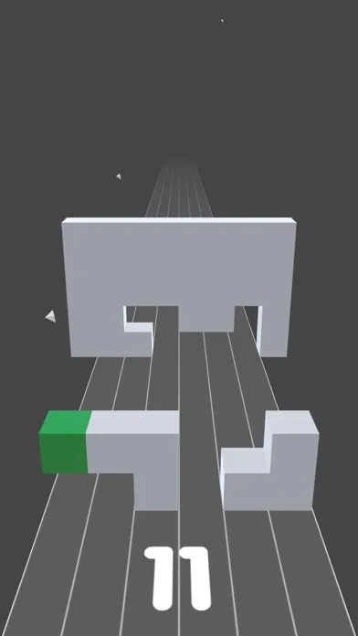 Tangkapan layar Fill the hole - Roll the cube to the left or right