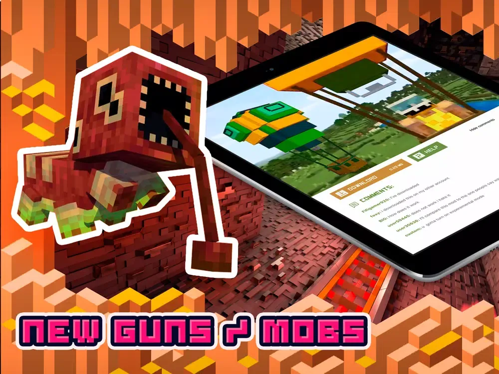 Captures d'écran de Just ๏ Mods for Minecraft iPad 