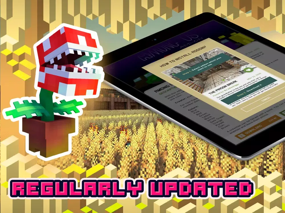 Captures d'écran de Just ๏ Mods for Minecraft iPad 