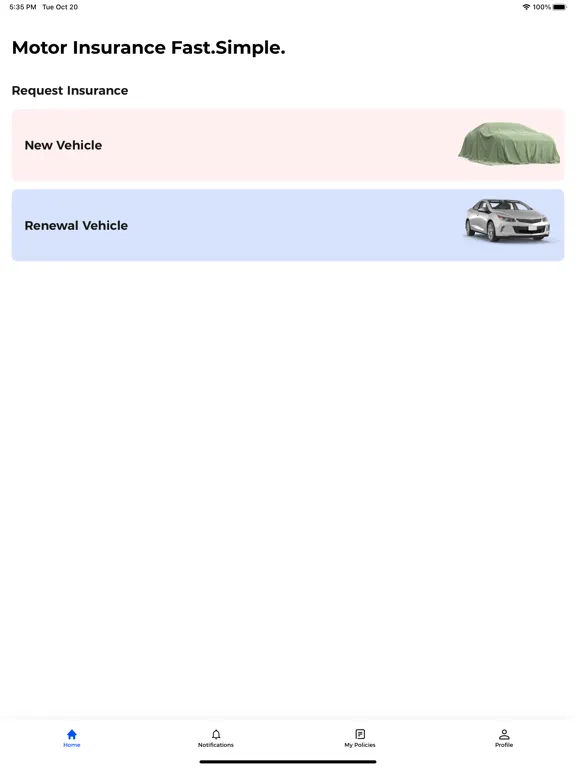 Capturas de pantalla de Just Insure iPad 