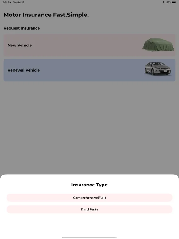Capturas de pantalla de Just Insure iPad 