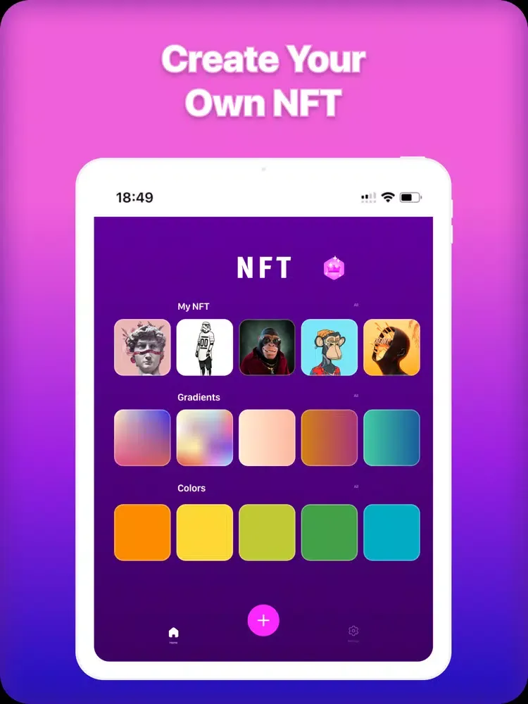 ภาพหน้าจอของ NFT creator + Pixel art maker iPad 