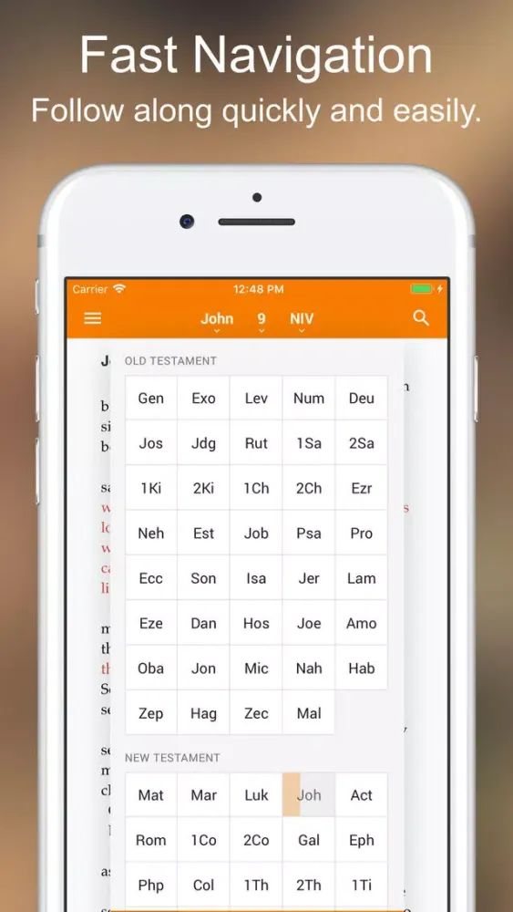 Captures d'écran de The Message Bible