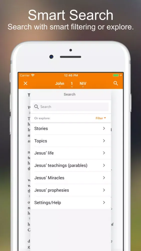 Captures d'écran de The Message Bible