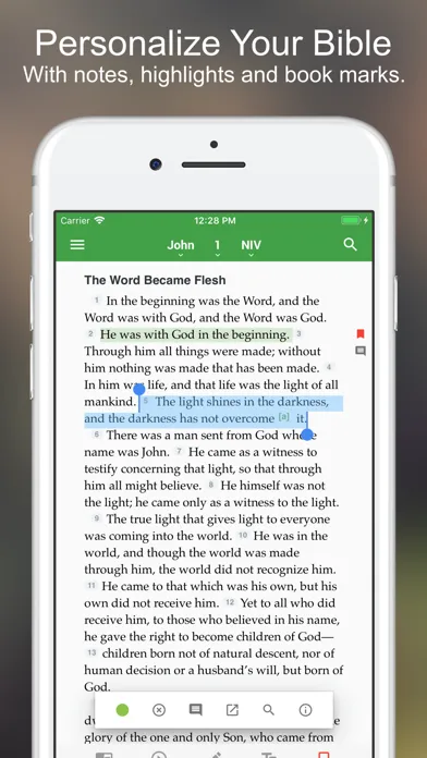 The One Bible App Ekran Görüntüleri
