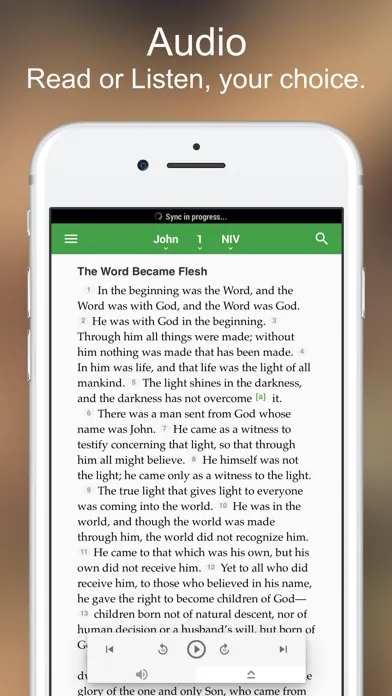The One Bible App Ekran Görüntüleri