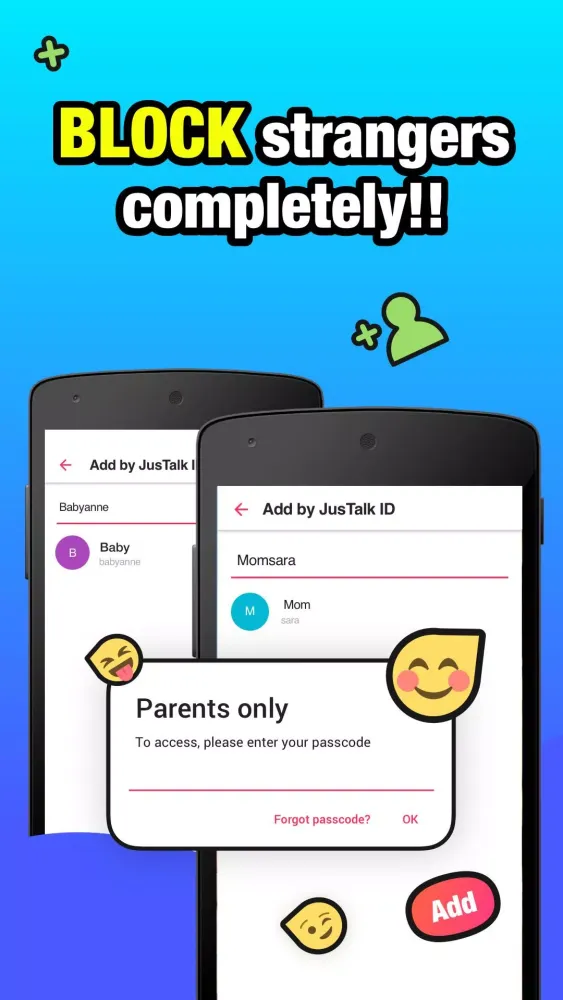 JusTalk Kids - Safe Video Chat and Messenger应用截图