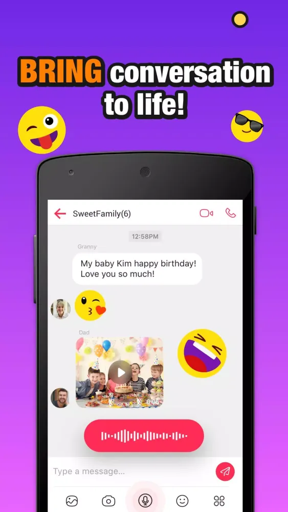 JusTalk Kids - Safe Video Chat and Messenger应用截图