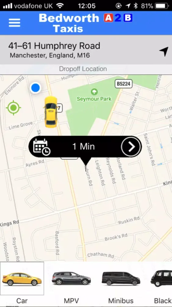 Скриншоты Bedworth A2B Taxis