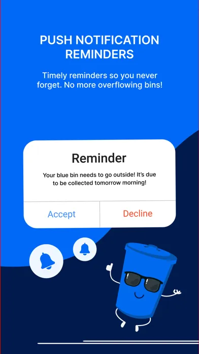 Zrzuty ekranu JustBin: Never Miss Bin Day