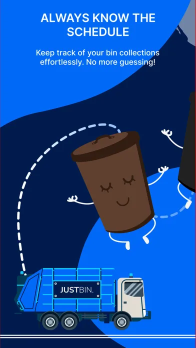 Zrzuty ekranu JustBin: Never Miss Bin Day