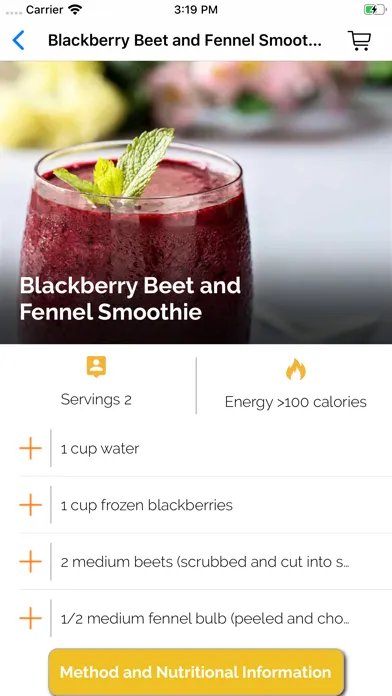 Скриншоты Diabetic Vitamix Recipes