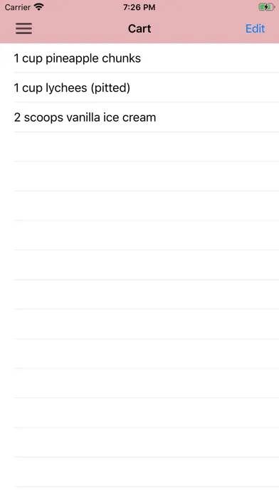 ภาพหน้าจอของ Milkshake Recipes