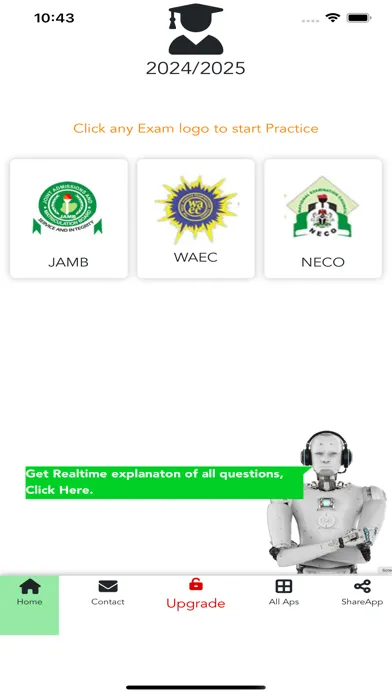 CBT Exams - JAMB, NECO & WAEC سکرین شاٹس