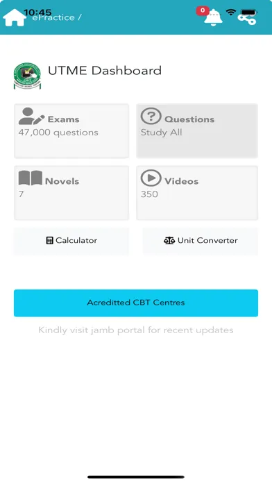 CBT Exams - JAMB, NECO & WAEC سکرین شاٹس