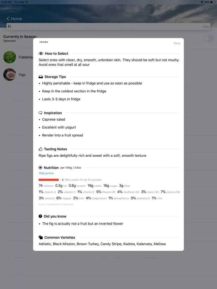 Just in Thyme iPad  سکرین شاٹس