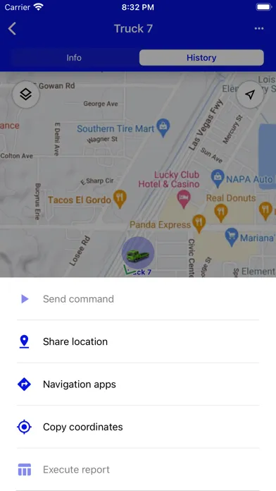Tangkapan layar JUS Telematics