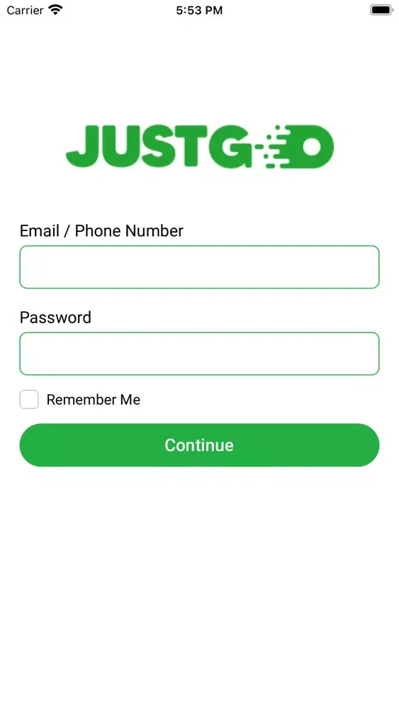 JustGo Driver App স্ক্রিনশট