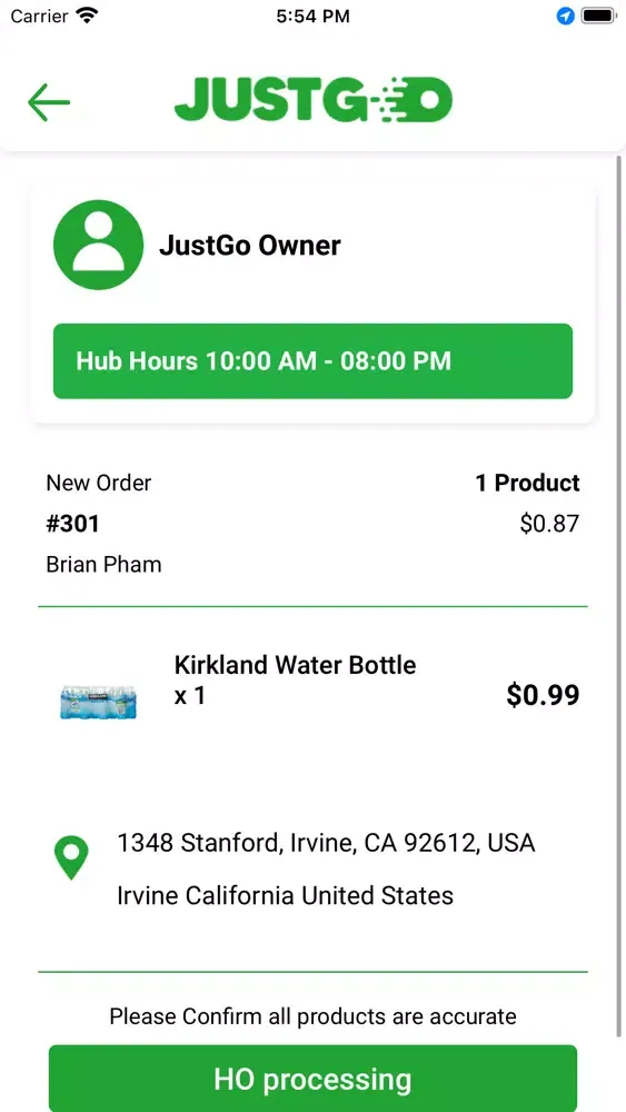 JustGo Driver App স্ক্রিনশট