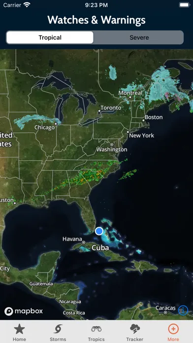 ภาพหน้าจอของ Max Tracker Hurricane WPLG