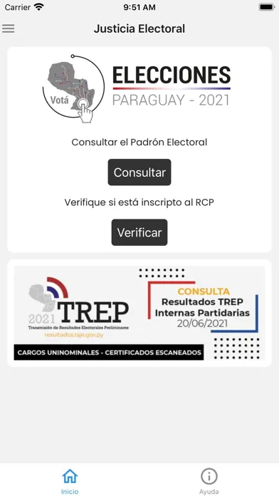 Скриншоты TSJE - Justicia Electoral