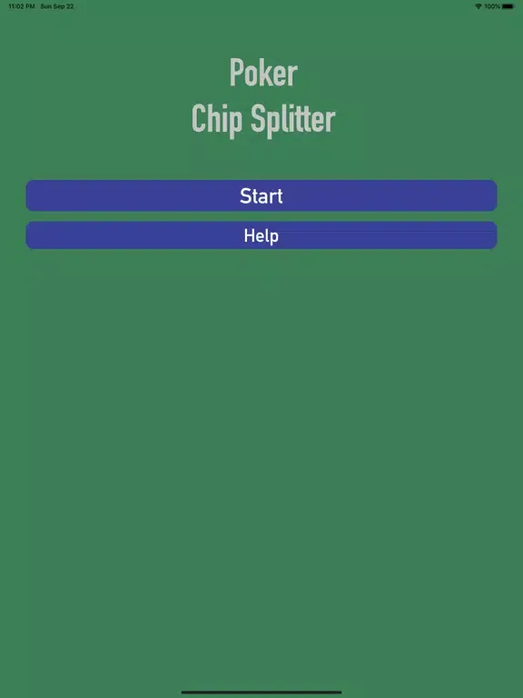 Tangkapan skrin Chip Split - Hold 'Em Poker iPad 