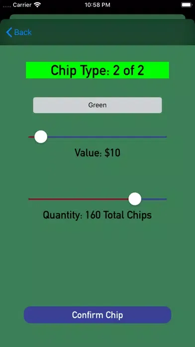 Tangkapan skrin Chip Split - Hold 'Em Poker
