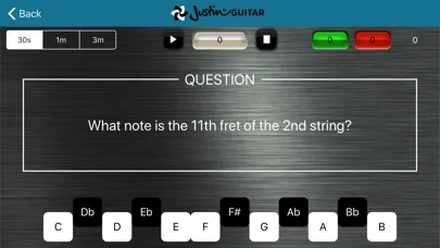 Zrzuty ekranu Guitar Fretboard Note Trainer