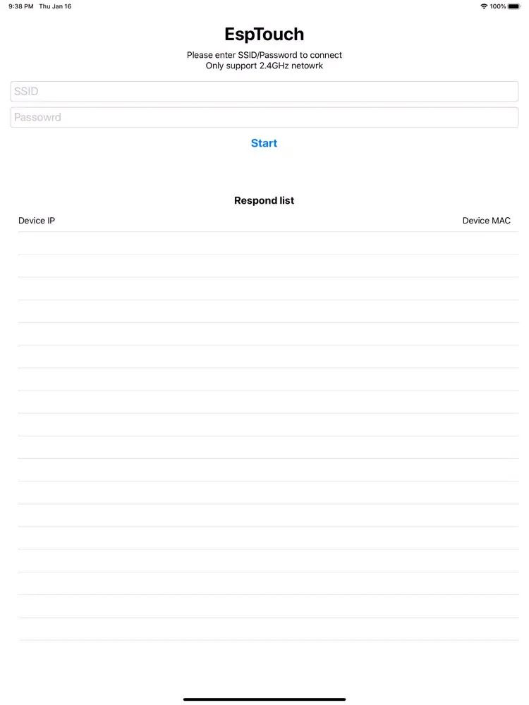 EspTouch iPad  Ekran Görüntüleri