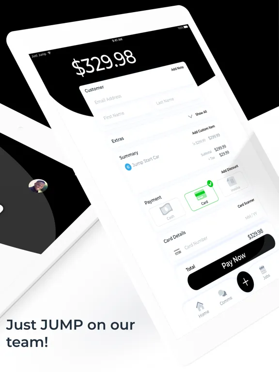Ảnh chụp màn hình của Jump Pro Technician iPad 