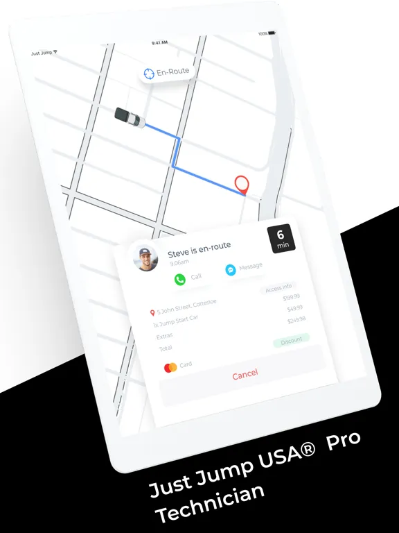 Ảnh chụp màn hình của Jump Pro Technician iPad 