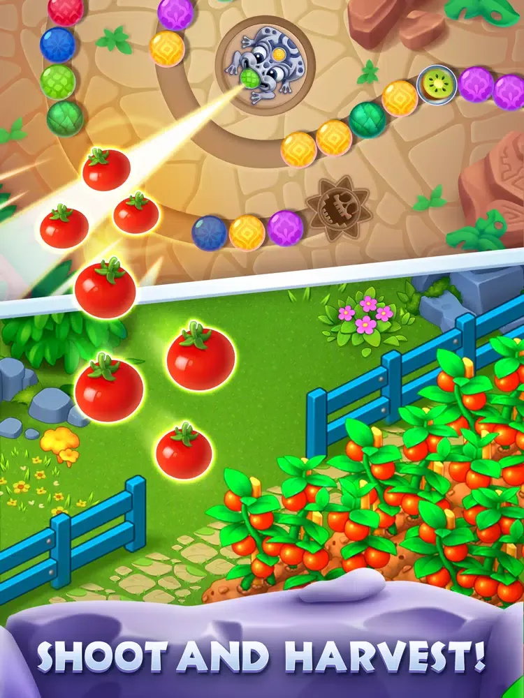 Скриншоты Tropical Blast: farm escape iPad 