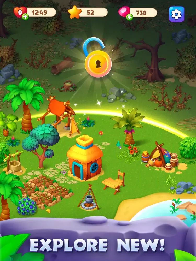 Скриншоты Tropical Blast: farm escape iPad 