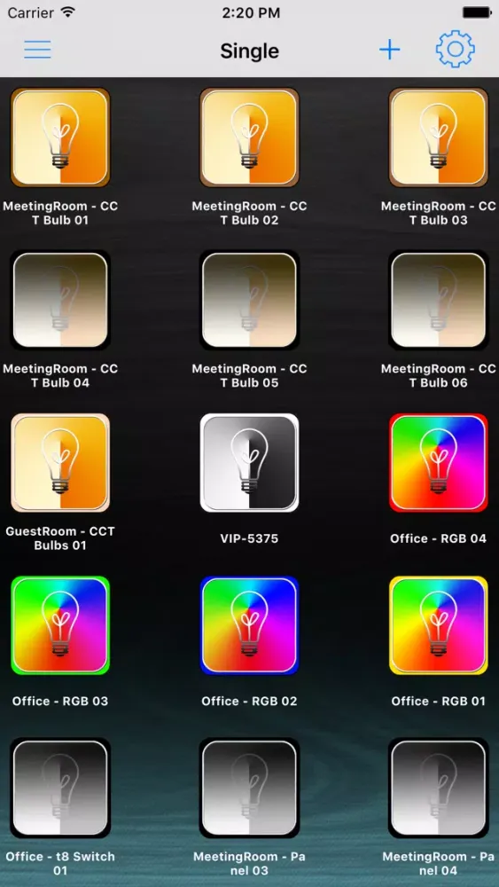 Capturas de pantalla de Just Light Smart Control