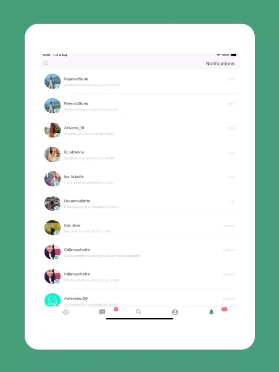 Linduu - Neue Leute treffen iPad  سکرین شاٹس