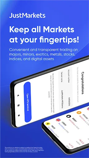 Zrzuty ekranu JustMarkets Trading