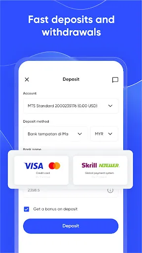 Zrzuty ekranu JustMarkets Trading