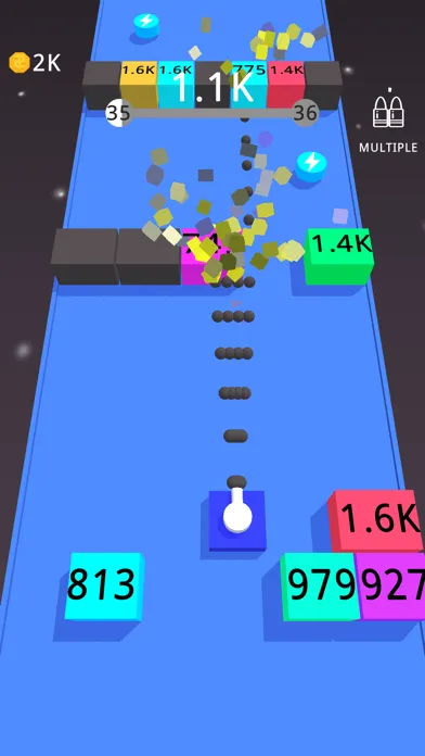 ภาพหน้าจอของ Tank Fire 3D - Breakout Road