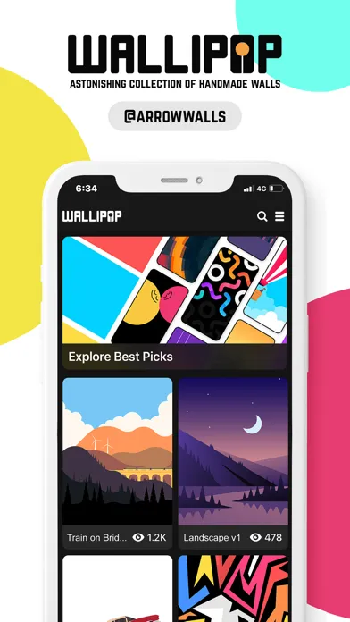 Wallipop Walls سکرین شاٹس