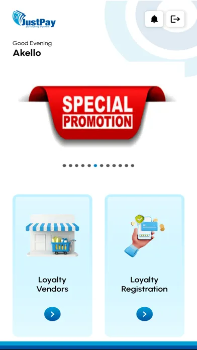 JustPayApp Screenshots