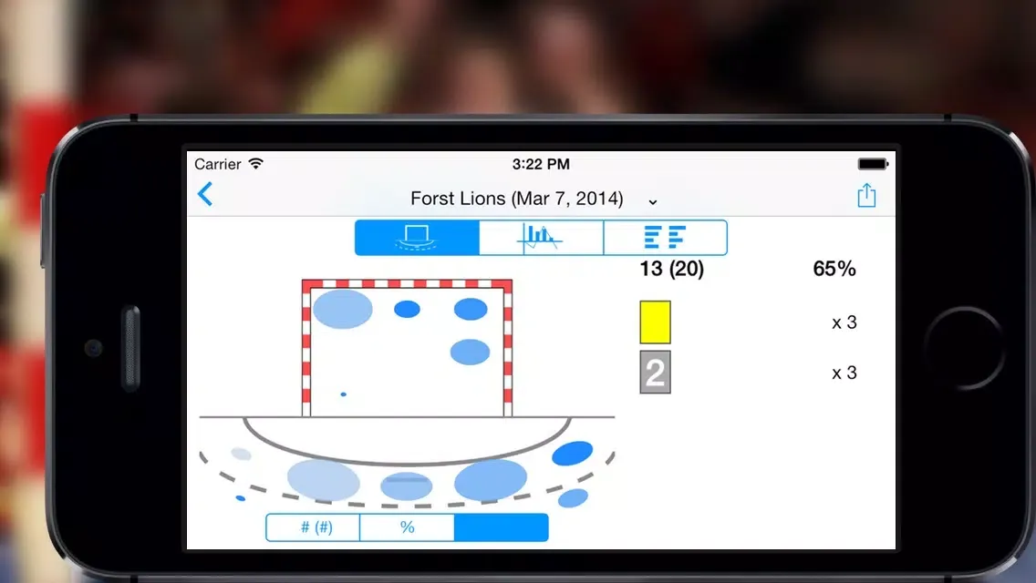 Ảnh chụp màn hình của CoachBook Select - Handball Analysis & more