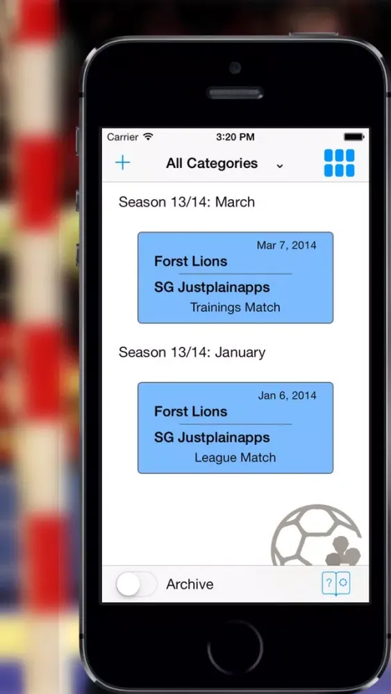 Ảnh chụp màn hình của CoachBook Select - Handball Analysis & more