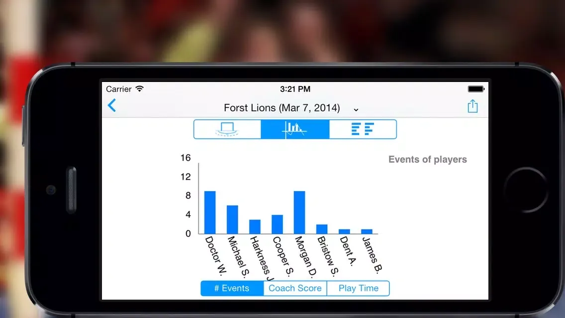 Ảnh chụp màn hình của CoachBook Select - Handball Analysis & more