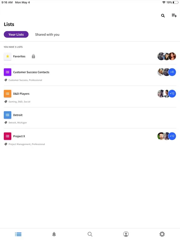 Sift Connect iPad  Ekran Görüntüleri