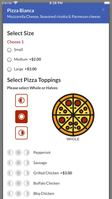SOOP online ordering system Screenshots
