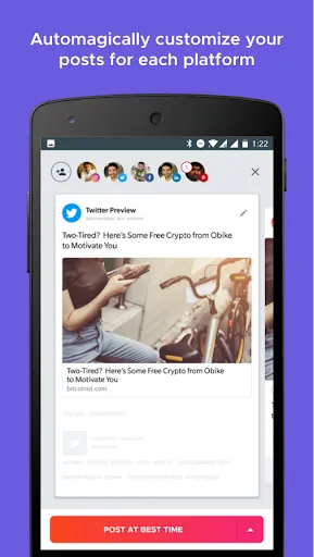 Crowdfire: Manage Social Media スクリーンショット