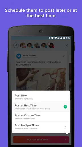 Crowdfire: Manage Social Media スクリーンショット